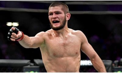 Khabib Nurmagomodov Beneil Dariush UFC MMA Frontkick
