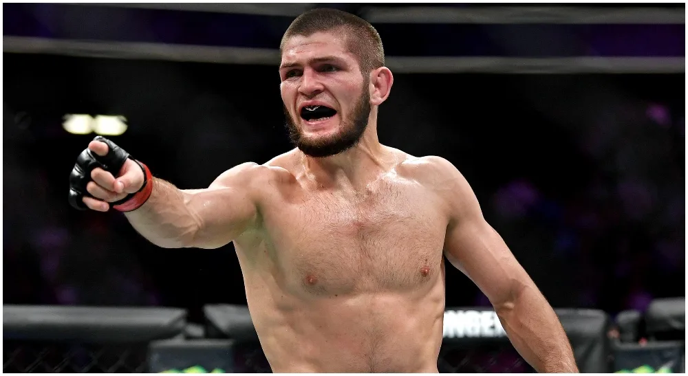 Khabib Nurmagomodov Beneil Dariush UFC MMA Frontkick