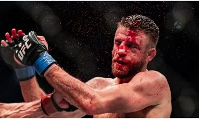 Calvin Kattar Max Holloway UFC MMA Frontkick