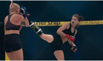 Josefine Modig FCR 12 MMA Frontkick