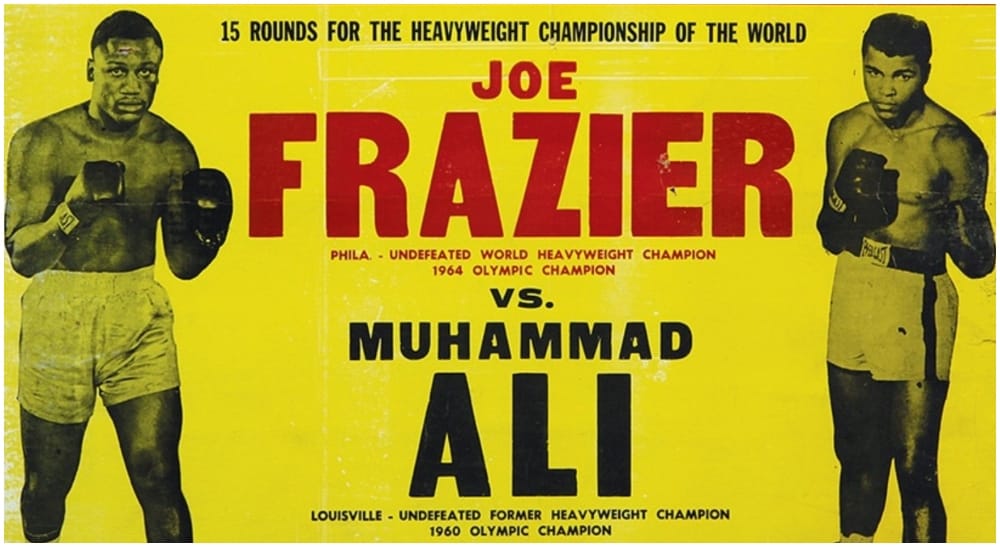 Ali vs Frazier poster Boxing 1 Frontkick.online