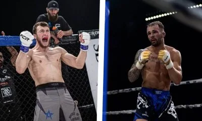 Baysangur Makaev Theo Bashford. Photo courtesy of FCR MMA / Daniel Schälander