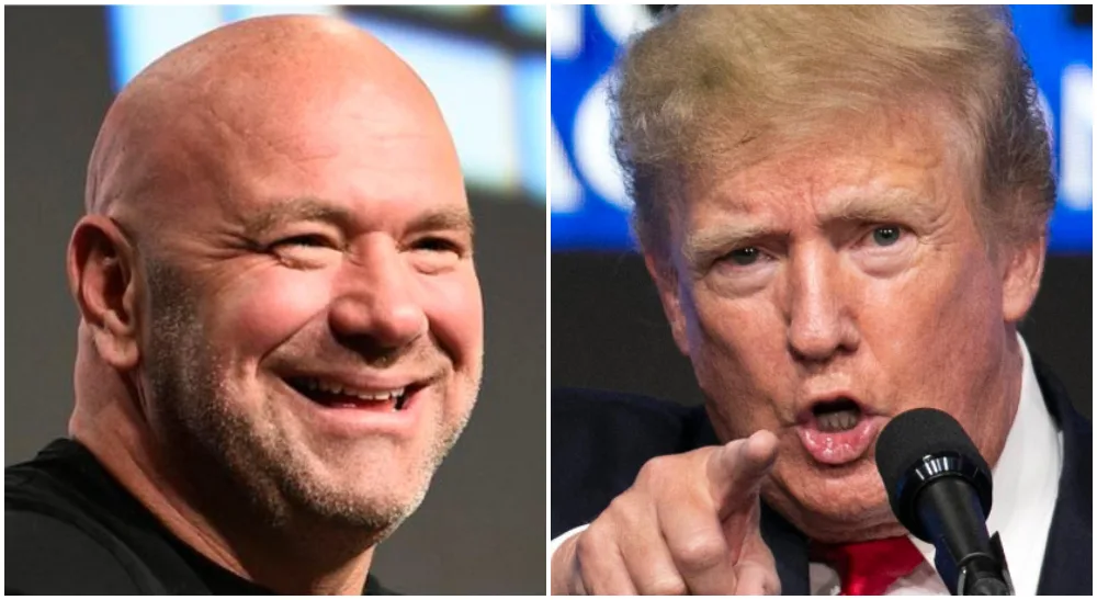 Dana White Donald Trump Frontkick
