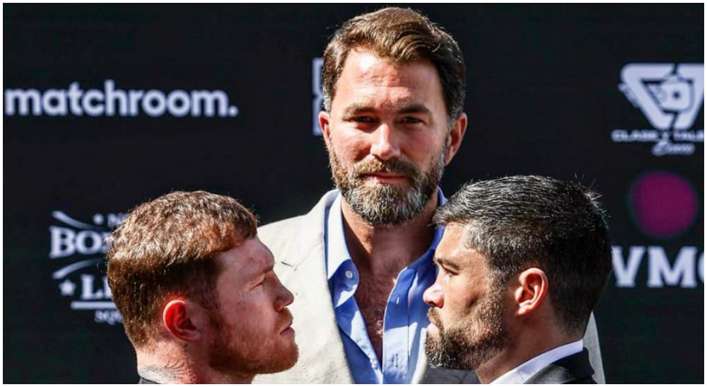 Eddie Hearn Davis vs Garcia predictions 1 Frontkick.online