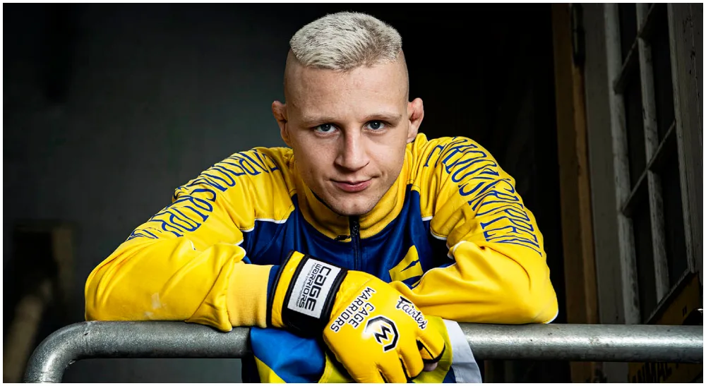 Tobias Harila MMA Cage Warriors Frontkick.online