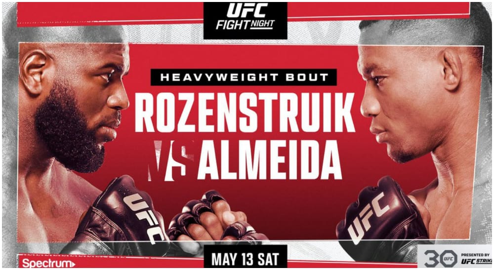 Rozenstruik vs Almeida poster UFC Frontkick.online