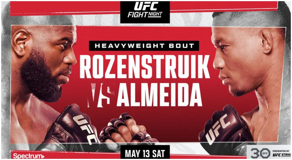 Rozenstruik vs Almeida poster UFC Frontkick.online