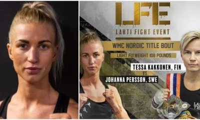 Johanna Persson title fight Frontkick.online