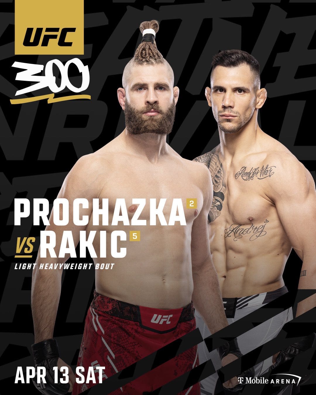 Jiri Prochazka vs Aleksandar Rakic UFC 300 Frontkick.online