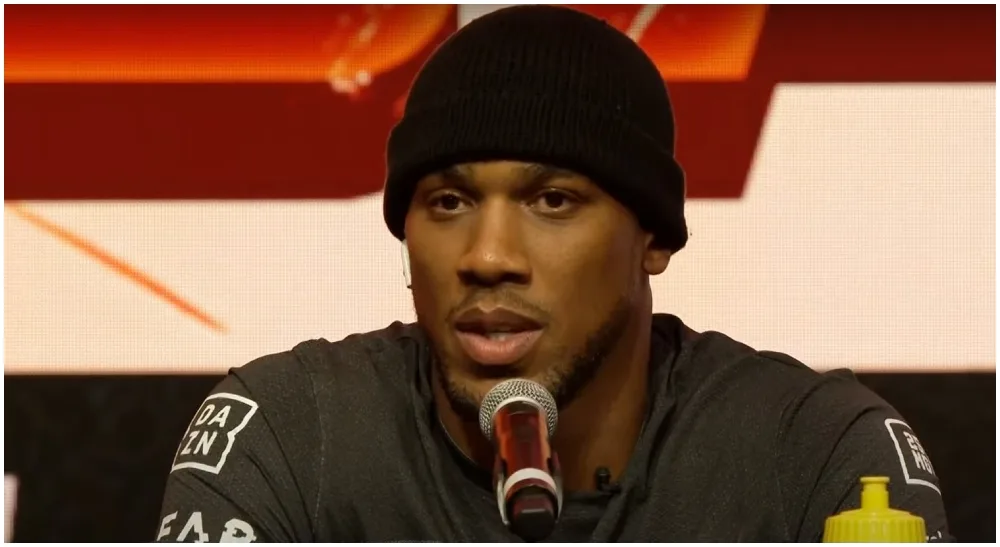 Anthony Joshua press conference Frontkick.online