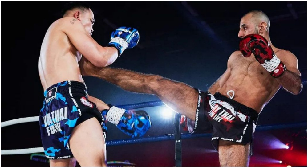 Muay Thai Sam Ghoroghi Frontkick.online