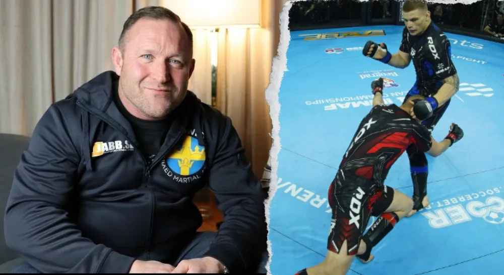 Swedish National Team coach Jörgen Hamberg Frontkick