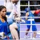 Agnes Alexiusson olympics Frontkick