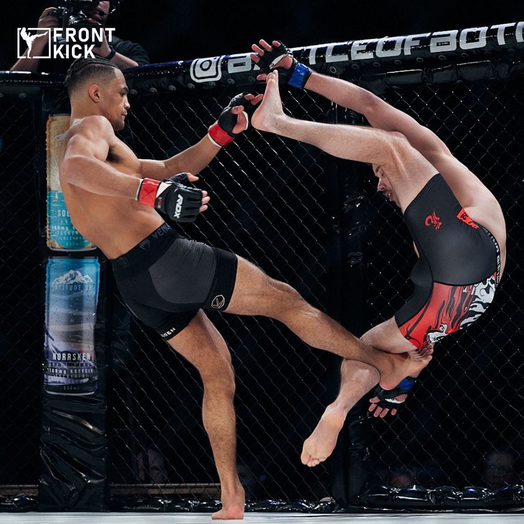 Theodor Berggren vs. Markus Mäki-Ventel Frontkick 1