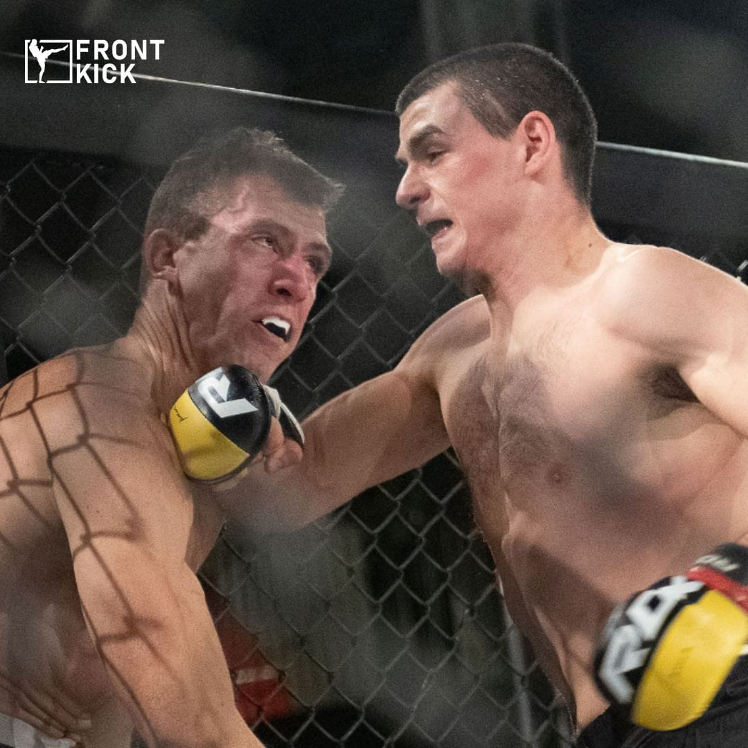 Sevan Madenjian vs. Tobias Seger. Photo via Käftsmällspodden