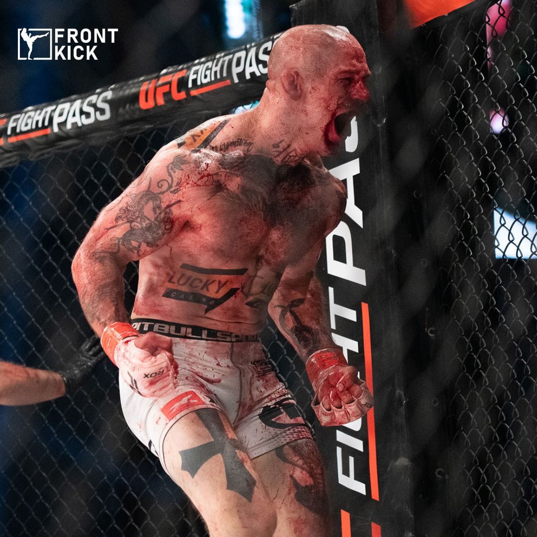 Andreas Gustafsson UFC Vegas 107 Frontkick