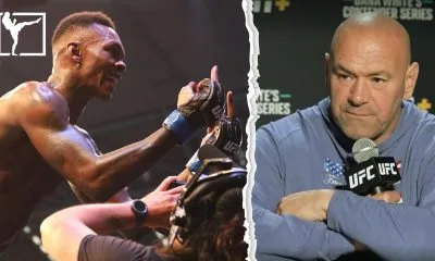 Dana White Isreal Adesanya Frontkick