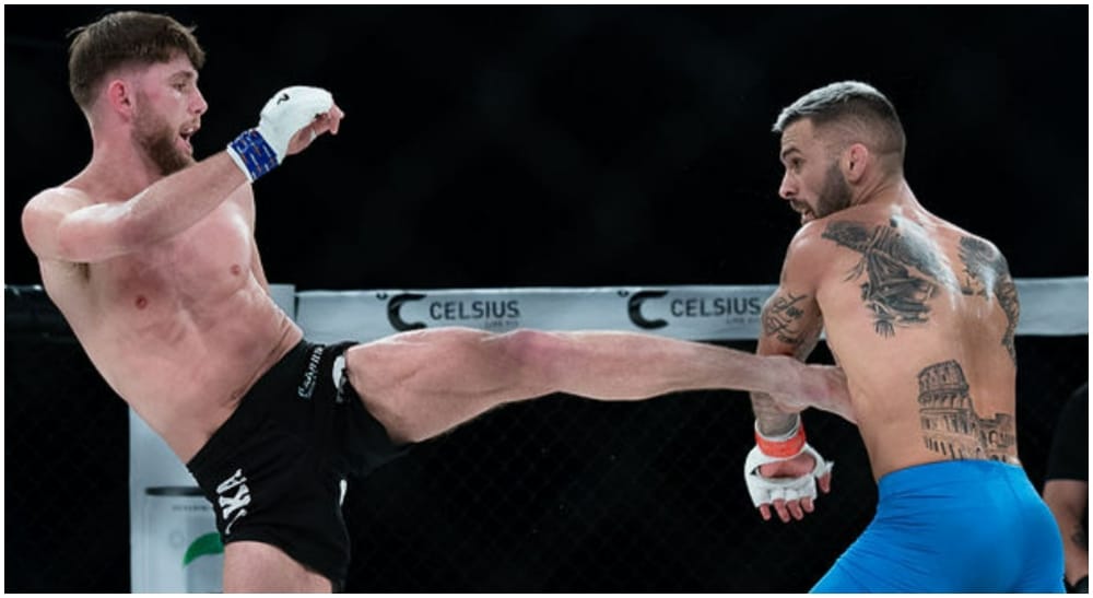 Frederik Skov Strauss 1 MMA Frontkick