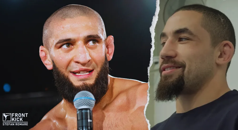 Robert Whittaker Khamzat MMA Frontkick