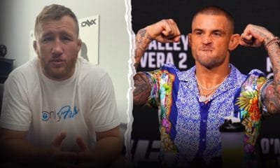 Justin Gaethje Dustin Poirier UFC MMA Frontkick