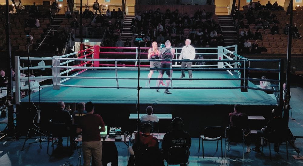 Boxning Frontkick