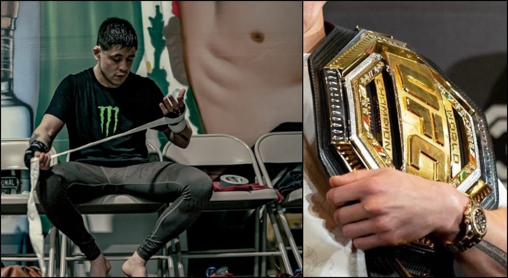 Brandon Moreno i mainevent mot Steve Erceg på UFC Mexico City.