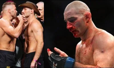 Sean Strickland vs. Dricus du Plessis på UFC 312. Foto via Instagram