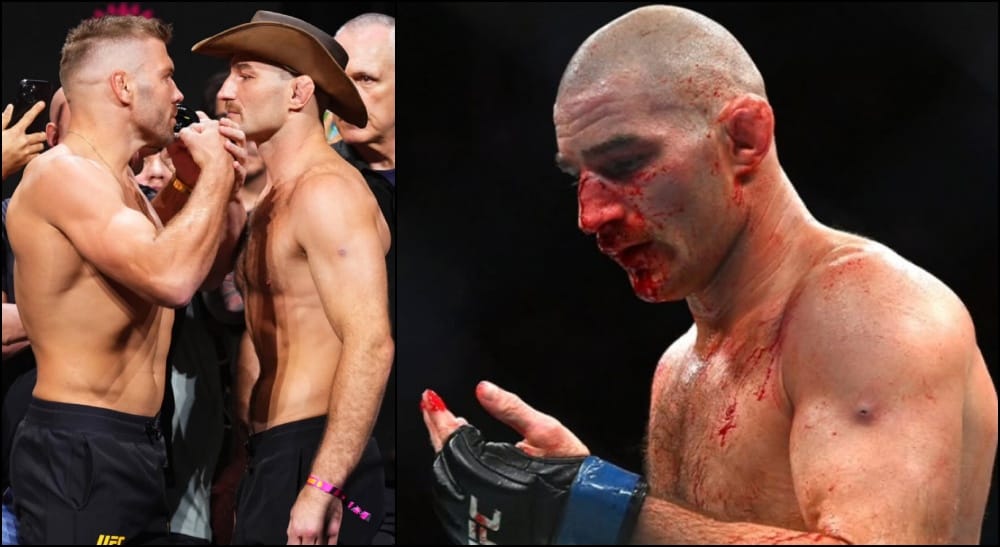 Sean Strickland vs. Dricus du Plessis på UFC 312. Foto via Instagram 