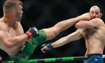 Sean Strickland vs. Dricus du Plessis på UFC 312 i Sydney.