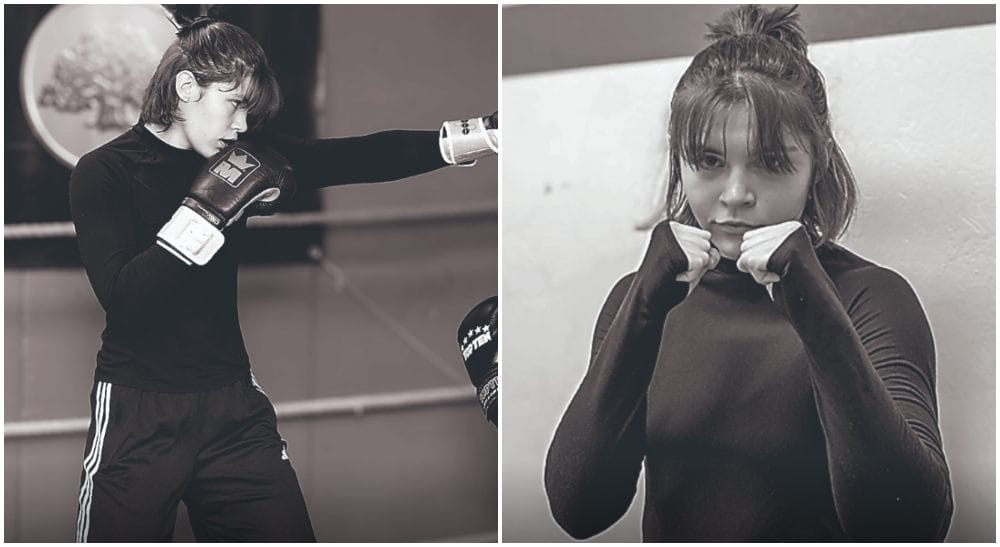 Alexandra Zhurzhenko boxning 1 Frontkick