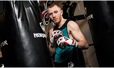Anton Hellström 1 boxning Frontkick