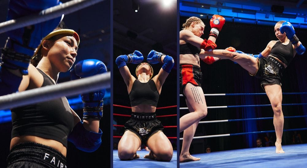 Antonia Drevenlid Thaiboxning Frontkick.online