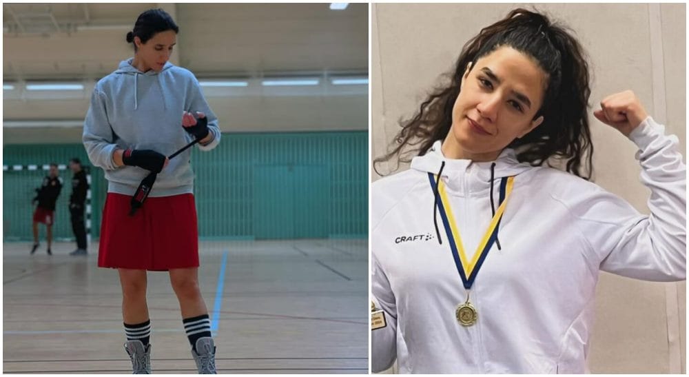 Berevan Hassan boxning Frontkick (1)