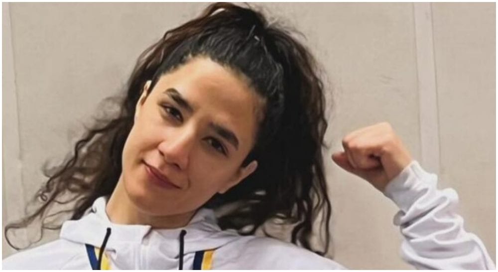 Berevan Hassan 1 boxning Frontkick