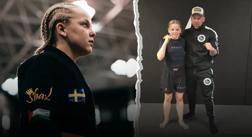Carma Sandqvist MMA D-klass Frontkick Robin Sandqvist