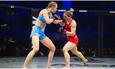 Hanna Palmquist WOW 17 Frontkick