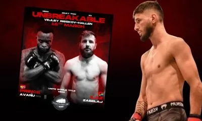 Ilaz Zabelaj UNITE Championship Frontkick MMA