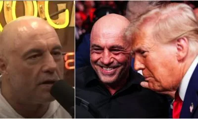Joe Rogan och Donald Trump. Frontkick