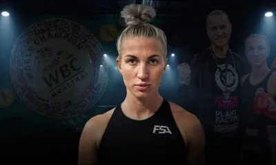 Johanna Persson thaiboxning muay thai frontkick WBC