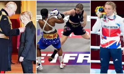 Lauren Price 1 boxning Frontkick