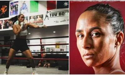 Linn Sandström 1 boxning Frontkick