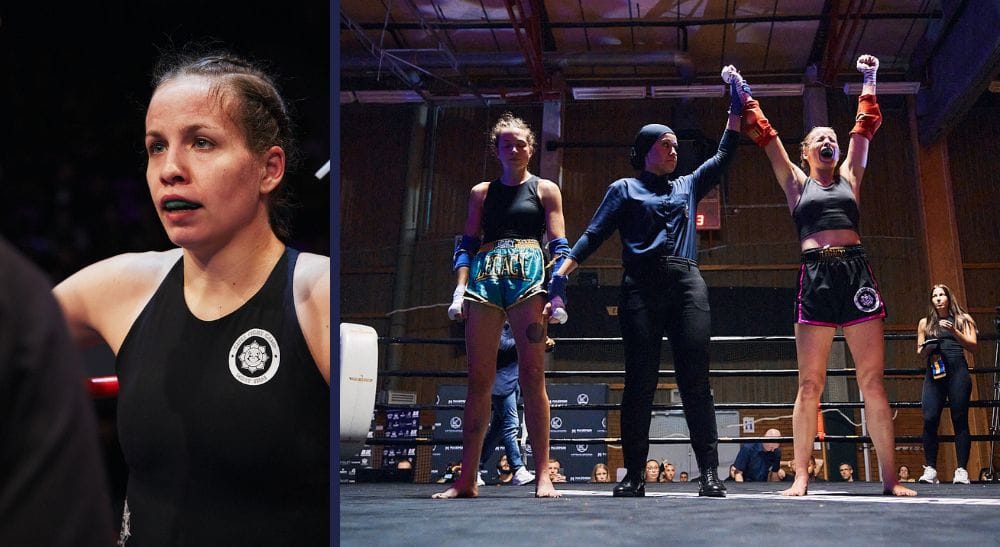 Lisa Larsson Thaiboxning Frontkick.online