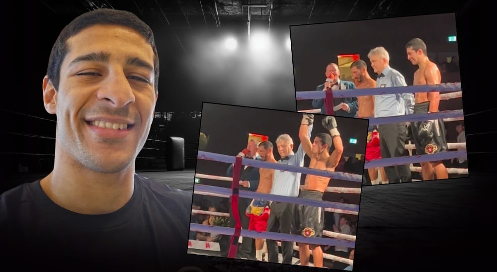 Mohammed Al-Maliki Frontkick boxning boxing Danmark