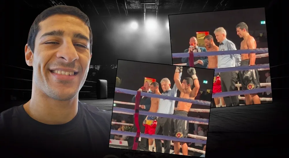 Mohammed Al-Maliki Frontkick boxning boxing Danmark