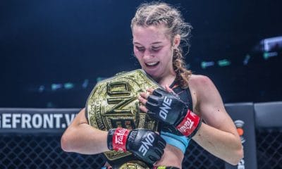 Smilla Sundell ONE Championship Muay Thai Frontkick.online