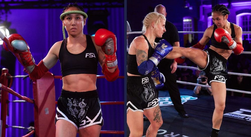 Sofia Holmer Thaiboxning Frontkick.online