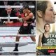 Taylor vs Serrano 3 boxning Frontkick