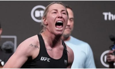 UFC London Molly McCann 1 Frontkick