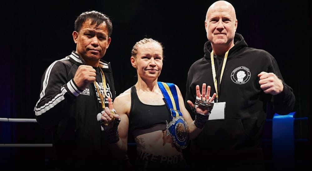 Camilla Danielsson – Odenplan Fightgym (Stockholm) Frontkick WBC Sverige Sweden muay thai