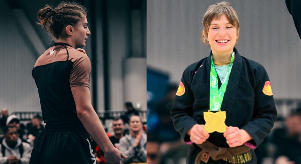 Josefine Modig Sverige BJJ-VM Frontkick